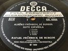 Albéniz*, Frühbeck De Burgos Suite Española - Vinyl LP UK 1969 Decca SXL 6355