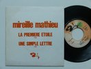 Mireille Mathieu – La Première Étoile / Une Simple Lettre Barclay – 61054 PROMO