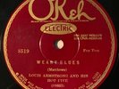 HEAR  LOUIS ARMSTRONG AND HIS HOT FIVE OKEH 8519  Weary Blues