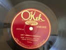 COUNTRY EARL JOHNSON DIXIE ENTERTAINERS Okeh 45092 Nobody's Business/3 Nites E+