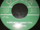 Vinyl: Rockabilly 45 - Chuck Bowers - Blabber Mouth Sidewalk Stroll NM-M