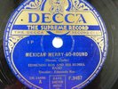 78 rpm EDMUNDO ROS mexican merry-go-round / little jug DECCA F. 9457