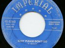 ROSE MITCHELL on Imperial Script —BABY PLEASE DON'T GO— r&b blues 45 | ORIG
