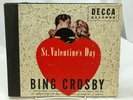Bing Crosby St. Valentine's Day Decca 4 78 Record Set  a-621 Shellac 1947