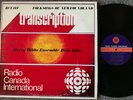 HARRY HIBBS ENSEMBLE/DICK NOLAN Radio Canada TRANSCRIPTION Newfoundland FOLK LP