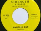 Rare FUNK 45 - JAMES WEST - HANGING OUT / EVERY KNOCK'S A BOOST on STRENGTH