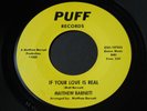 Matthew Barnett   If Your Love Is Real / My Only Love   Puff   northern soul 45