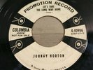Rockabilly 45 JOHNNY HORTON Promo Lets Take the Long Way Home COLUMBIA