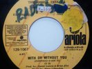 U2 THE JOSHUA TREE WITH OR WITHOUT YOU 1987 ORIGINALECUADOR PRESS PROMO IFESA