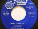 NORTHERN SOUL Mickie Champion WHAT GOOD AM I Musette 45 very rare EX