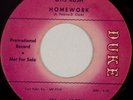 OTIS RUSH: Homework US DUKE Promo Rare Northern Soul New Breed 45 VG++ HEAR
