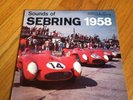Vintage 1958 SOUNDS OF SEBRING LP  Race Car Record - Nice