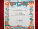 BACH - VASA PRIHODA, FRANCO NOVELLO ?– 1957 - Cetra LPU 0027 - VERY RARE