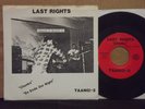 LAST RIGHTS - CHUNKS 7'' 45 RARE ORIG PRESS BOSTON HARDCORE PUNK , SLAPSHOT KBD