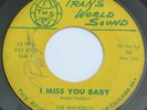  Northern Soul 45  THE MANDELLS - I Miss You Baby / Think Back - TWS Original