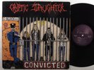 CRYPTIC SLAUGHTER Convicted DEATH LP with lyric sheet insert