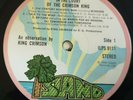 King Crimson LP In the court of the crimson UK Pink Island rim press A-4U B-4U +
