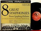 LSC 6902 SD 7 discs 8 Great Symphonies Munch, Monteux Boston Symphony Orchestra