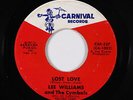Northern Soul 45 - Lee Williams & The Cymbals - Lost Love - Carnival - mp3