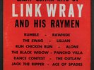 LINK WRAY:  Great Guitar Hits By Link Wray And His Raymen  LP (woc, light cw, c