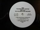 CBS TECHNOLOGY CENTER QUADRAPHONIC SQ CALIBRATION RECORD SQT-101 (CTC-479)