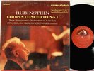 LSC 2575 SD Rubinstein, Chopin Piano Concerto #1, Skrowaczewski, NSOL 4s 3s  RCA