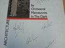 OMD FULLY SIGNED ALBUM . ARCHITECTURE AND MORALITY .. VINYL LP .