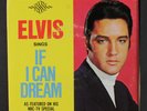 ELVIS PRESLEY: If I Can Dream / Edge Of Reality 45 (PS, some ring wear) Oldies