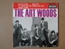 THE ART WOODS/RARE FRENCH EP/DECCA 457 076M/JOHN LORD/DEEP PURPLE/RARE