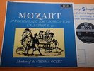 Vienna Octet Mozart Divertimento Cassation March UK Ed1 Decca SXL 6150 WBg NM