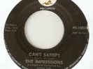 THE IMPRESSIONS Cant Satisfy ABC CHICAGO NORTHERN SOUL USA 45