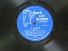 Charlie Parker 78 K. C. Blues bw She Rote on Clef jazz with Miles Davis