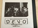 DEVO Devonia (1979) LP Rubber Robot Records Live RARE
