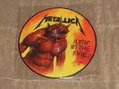 Metallica RARE Jump In The Fire picture disc LP Vinyl Kill em all Lightning Live