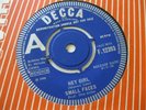 SMALL FACES  HEY GIRL / ALMOST GROWN   RARE DEMO 7in SINGLE  DECCA  RECORDS 1966