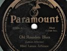 PRE WAR BLUES   Blind Lemon Jefferson : Old Rounders Blues   Paramount 12394 78