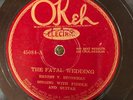 Okeh 45084 Ernest Stoneman FATE OF THALMAGE 78 rpm Country E- 1927 Kahle Brewer