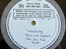 Tchaikovsky: Theme And Variations - Boult **Decca Single Sided Test Press LP**