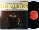 Duke Ellington w/ Mahalia Jackson - Black Brown & Beige LP - 6-Eye Mono DG VG+