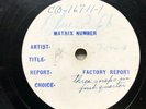 JAZZ: RED NORVO & HIS ORCH ‘BLUES IN E FLAT’ SHELLAC COLUMBIA TEST 78, BERIGAN