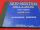 ALMANAC SINGERS Sod Buster Ballads 78 rpm album GENERAL G21 folk