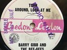 BARRY GIBB AND THE BEE GEES turn around look at me  Orig OZ LEEDON 45 SAMPLE