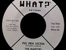 THE MARTYRS-Pig Pen Victim & Social Sacrifice-Rare Punk Rock 45-WHAT? #06