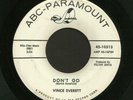 Rockabilly Twin-Spin 45 VINCE EVERETT Don't Go/Such A Night hear