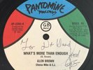 Glen Brown 1986 12” Pantomine Records Signed Lp Gf-2383 Libya Round One Raggae