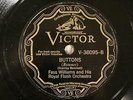JAZZ FESS WILLIAMS & HIS ROYAL FLUSH ORCHESTRA Buttons VICTOR 38095