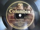 78rpm GEORGES ENESCO Violin - CORELLI Folies d'Espagne - COLUMBIA