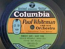 PAUL WHITEMAN BIX BEIDERBECKE Sweet Sue Original Potato-Head Columbia 12
