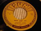 SUN 347 JOHNNY CASH  Mean Eyed Cat / Port of Lonely Hearts M-