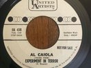Halloween Instro 45 Al Caiola - Experiment In Terror HEAR  United Artists